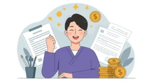 새도약기금 대출 승인 후 안도하는 소상공인의 모습
