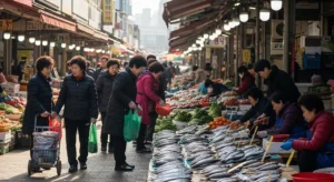 2026년 서울 전통시장에서 진행되는 온누리상품권 환급 행사 모습