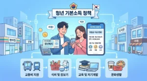 경기도 청년기본소득 신청 화면