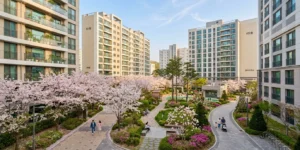 2026년 아파트 공시가격 조회를 기다리는 한국의 현대적 아파트 단지 전경