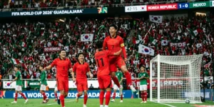 2026 월드컵 한국 대표팀 조별리그 경기 골 세리머니 장면