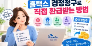 연말정산 회사에 알리기 싫은 공제 홈택스 직접 신청